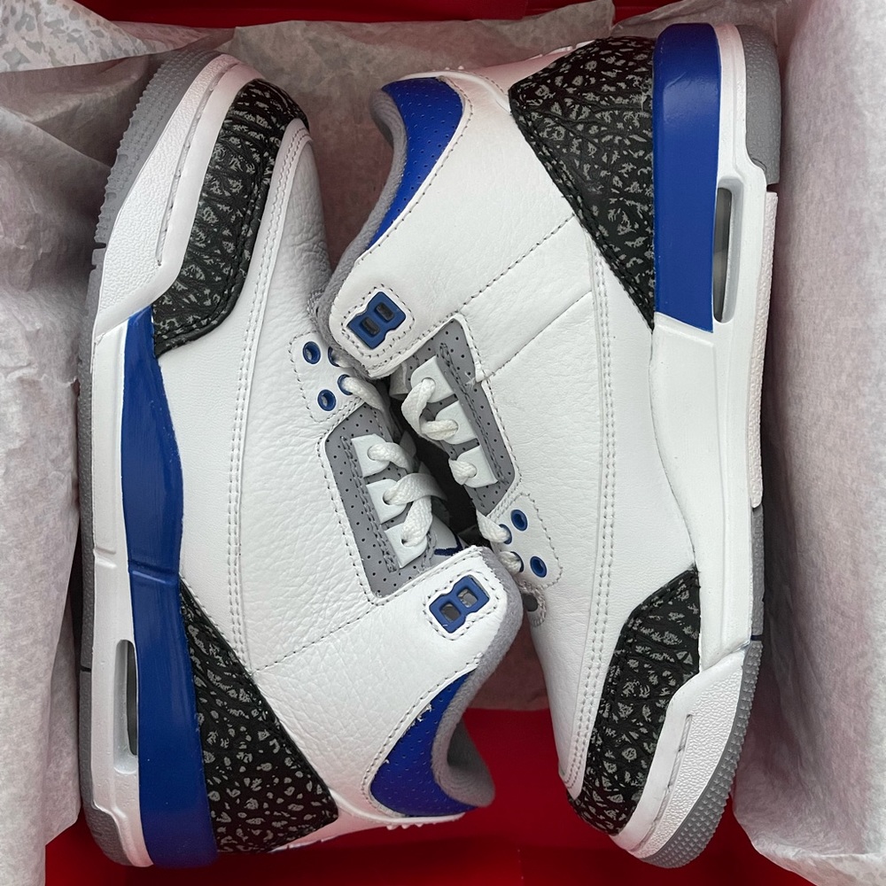NEVER WORN Air Jordan3 Retro - Racer Blue 4.5Y